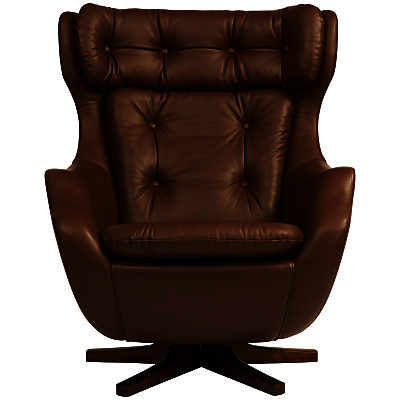Parker Knoll Statesman Como Leather Recliner Chair Oak
